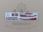 Decals für MB SK ZM Schausteller Ahrend